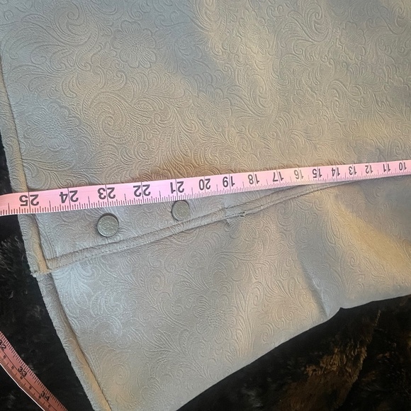 Ladies tooled micro-suede vest - Picture 12 of 12